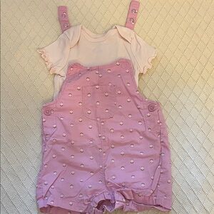 Carter's Pink Floral Baby Outfit